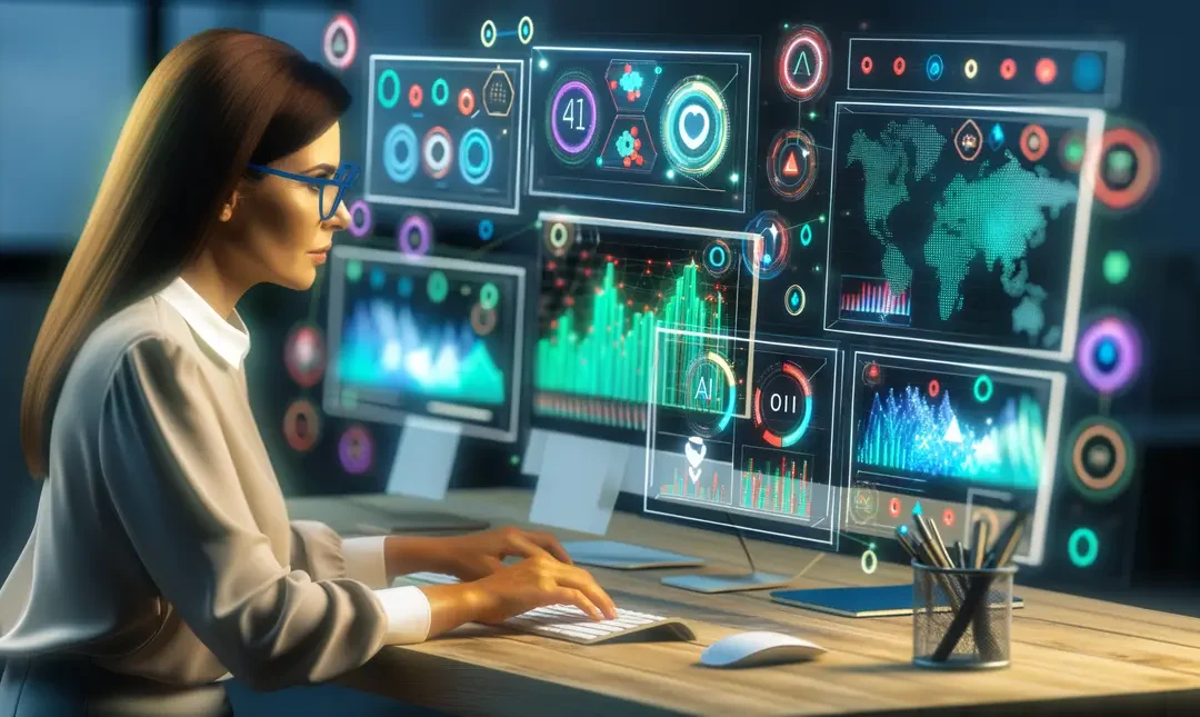 An image illustrating AI Tools for Small Business Competitive Analysis That Give You a Winning Edge