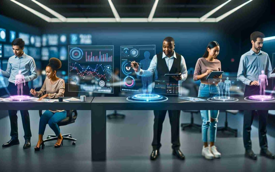 An image illustrating Unleashing AI Tools for Small Business Marketing