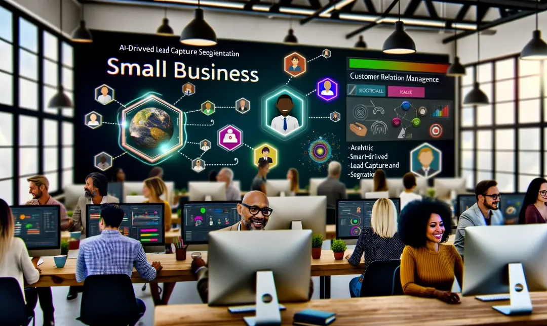 An image illustrating AI Tools for Small Business Lead Generation That Drive Growth