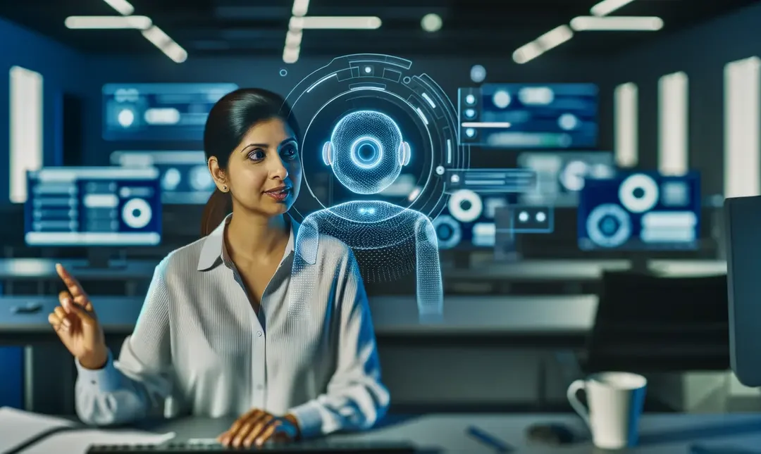 An image illustrating AI Virtual Assistants for Entrepreneurs: Unlocking Efficient Growth