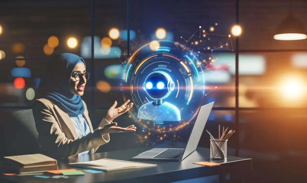 An image illustrating AI Chatbots for Small Business Websites: Drive Engagement and Save Time