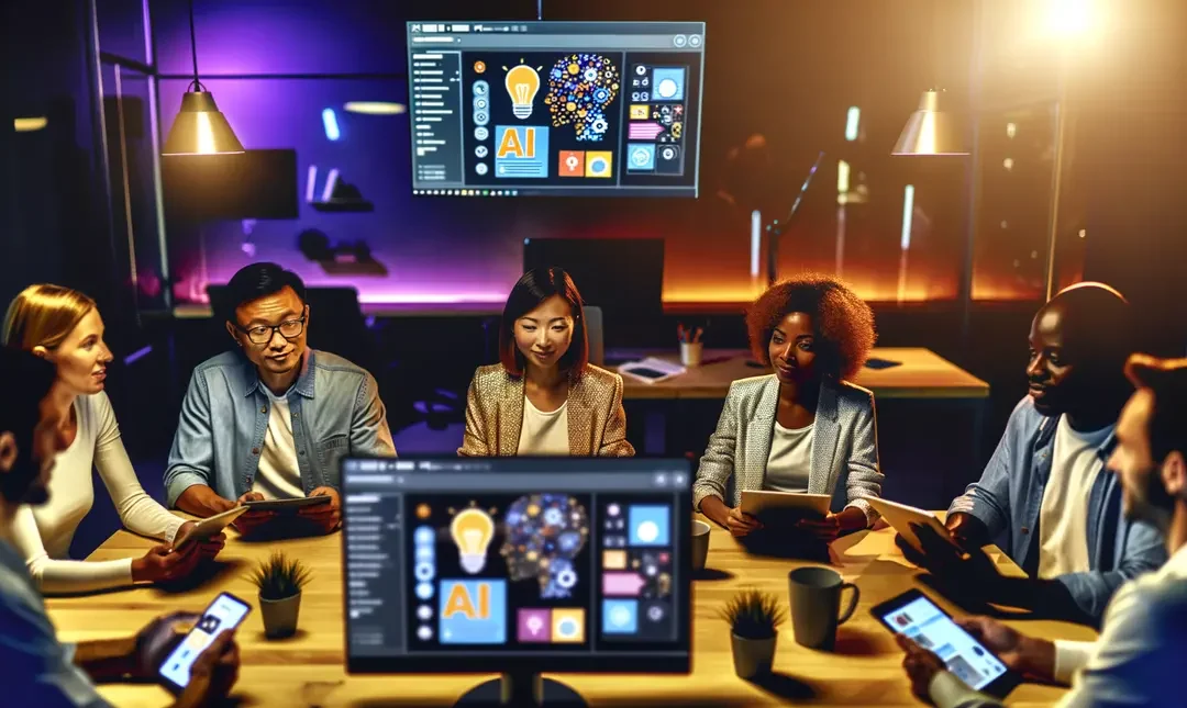 An image illustrating AI Tools for Small Business Content Creation That Supercharge Growth