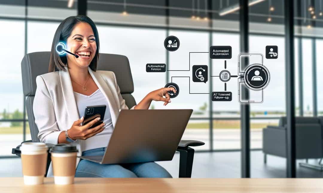 An image illustrating AI to Automate Small Business Follow-Ups for Unmatched Growth